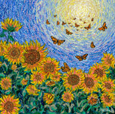 Sunflowers and Butterflies