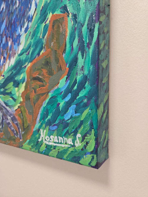 Superb Fairy Wren (Original Oil Painting)