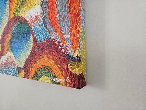 Rising - Hot Air Balloons (Original Oil Painting)