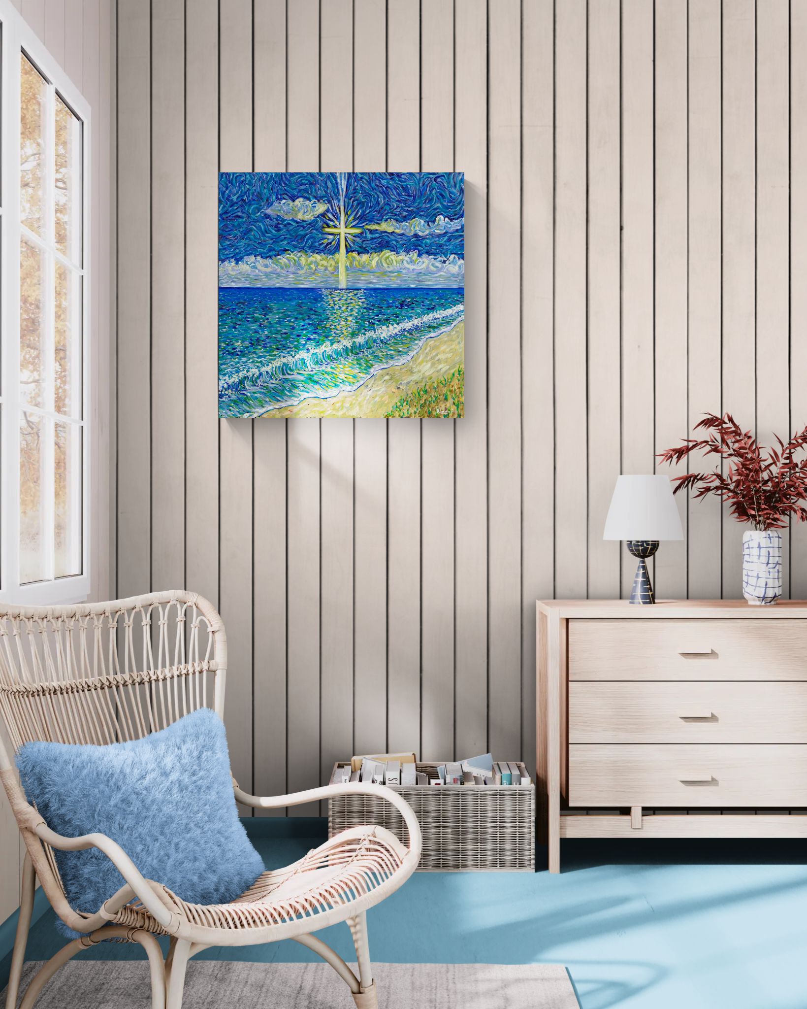 His Shining Light (Cross over the ocean)