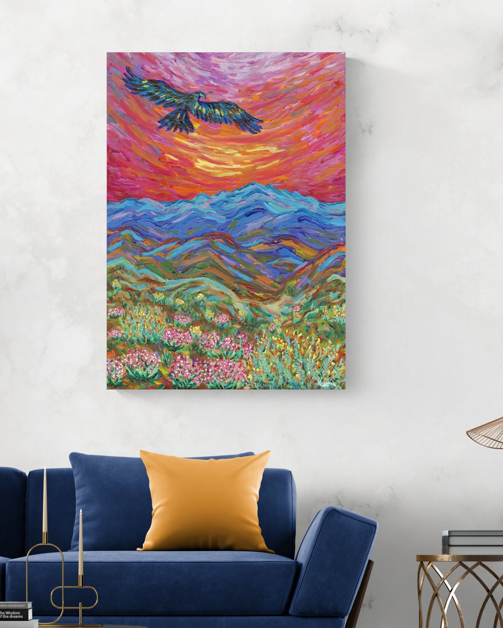 Eagle in the Mountains