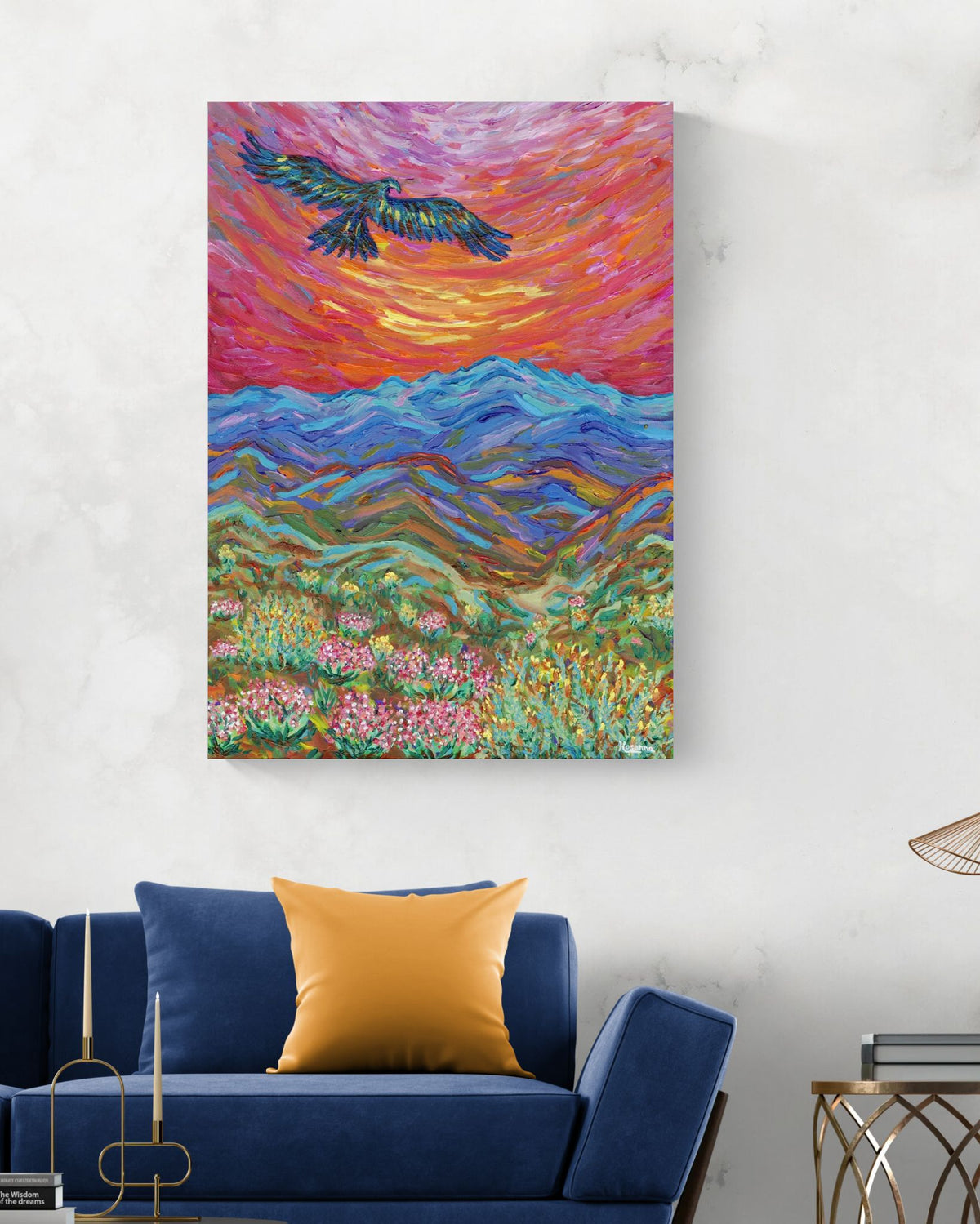 Eagle in the Mountains