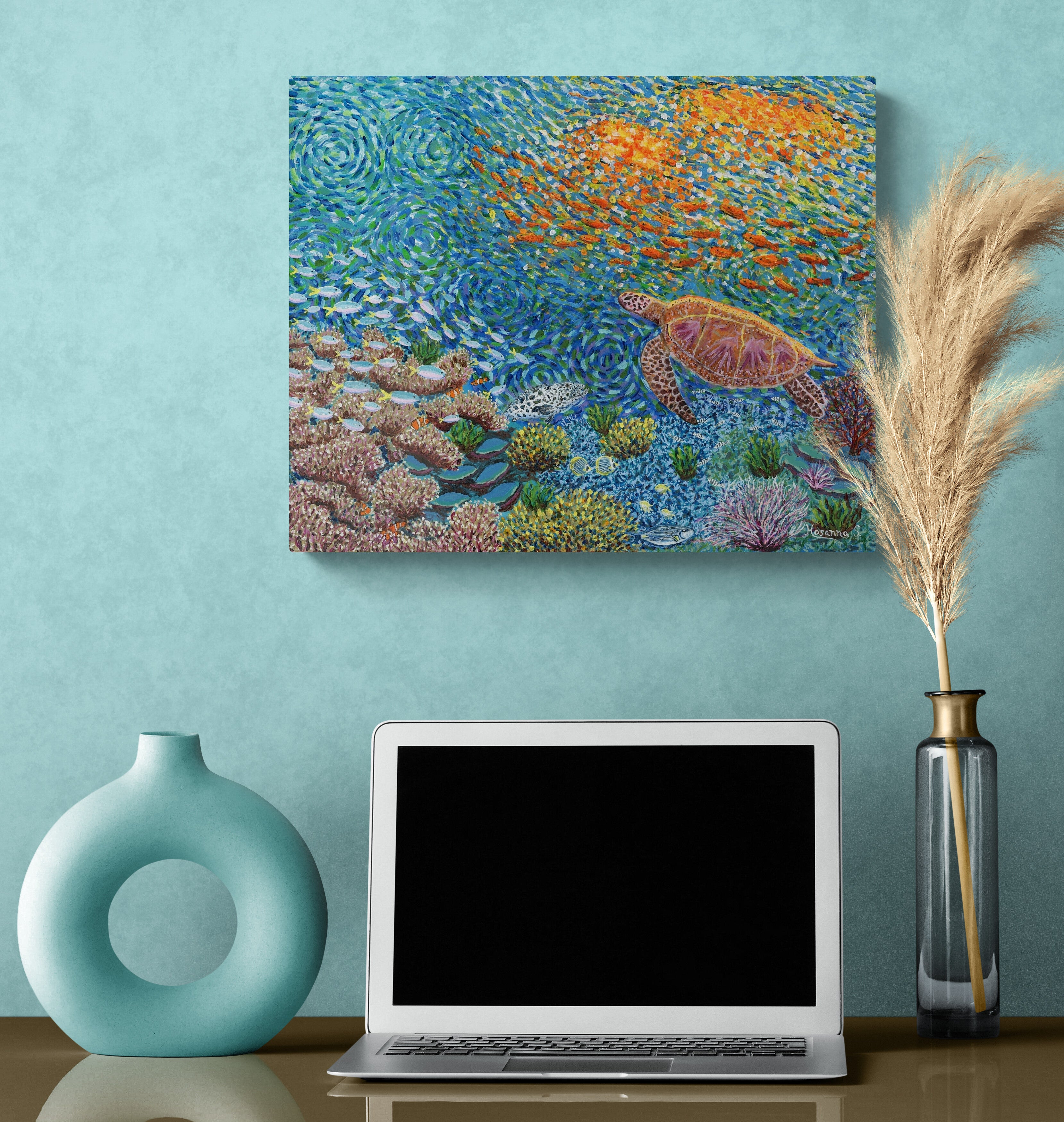 Peace in the Reef (Turtle)