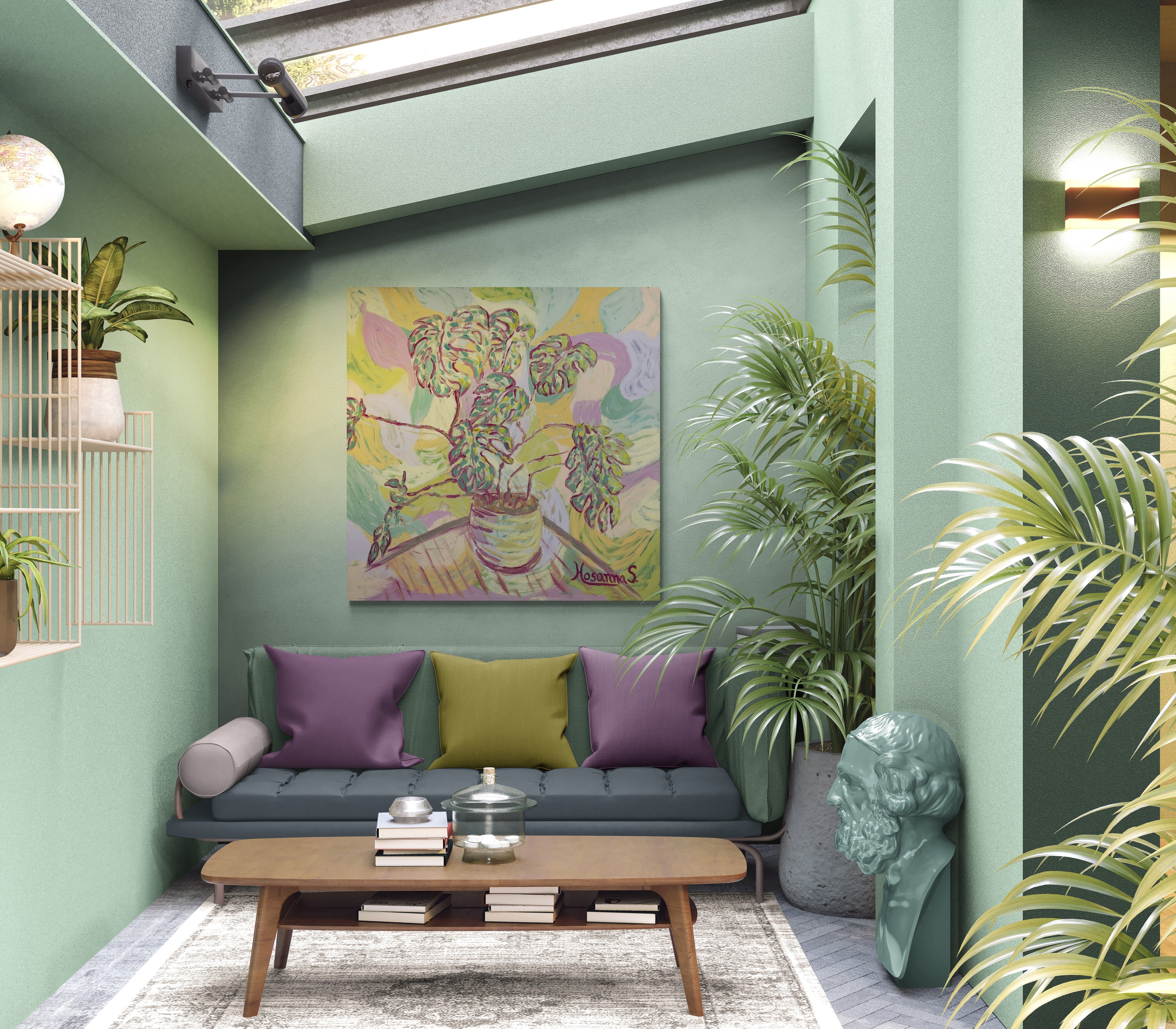 Saturday Afternoon (Monstera)